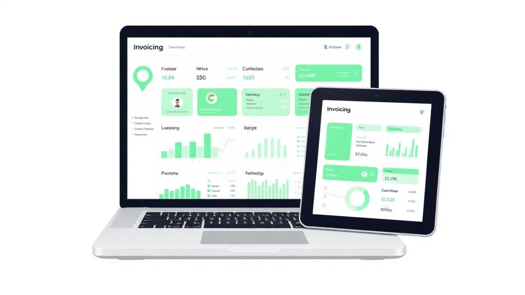 OlymPOS software de facturación en laptop y tablet